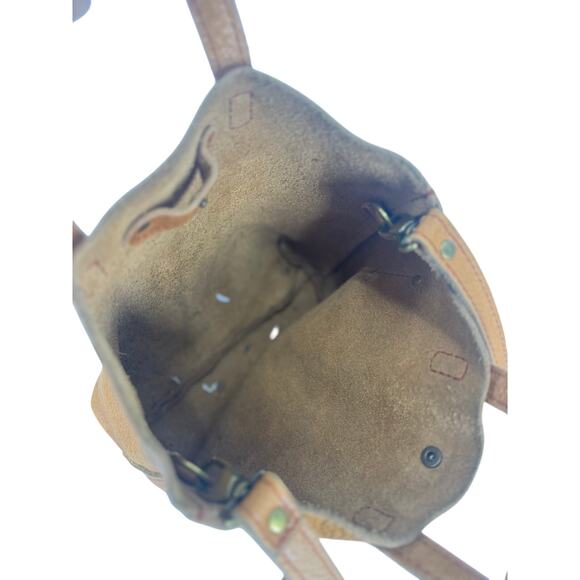 Portland Leather Goods Mini Crossbody Tote in Honey - Picture 4 of 4